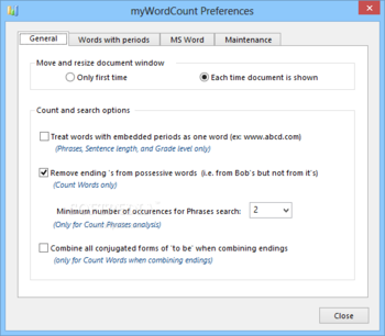 myWordCount screenshot 11