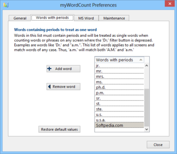 myWordCount screenshot 12