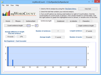 myWordCount screenshot 5