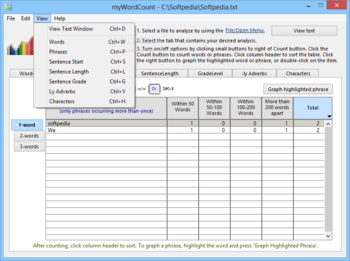 myWordCount screenshot 9