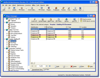 MyWorld Maintenance Standard screenshot 2