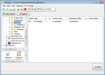 MyZippa screenshot 2