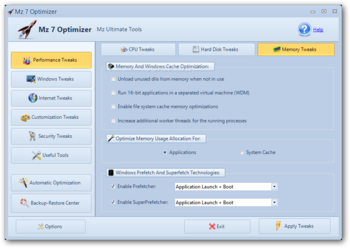 Mz 7 Optimizer screenshot 3