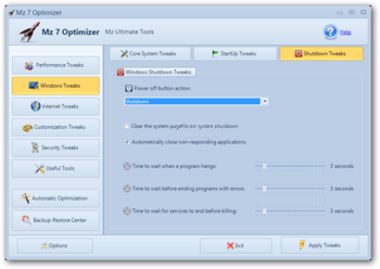 Mz 7 Optimizer screenshot 6
