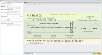 MZ Cheque Print screenshot 12