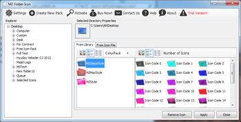 MZ FolderIcon screenshot