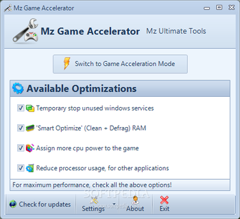 Mz Game Accelerator screenshot