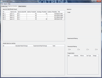 MzIdentML Viewer screenshot 2