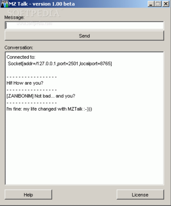 MZTalk screenshot