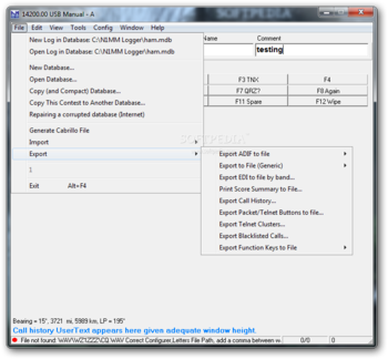 N1MM Logger screenshot 2