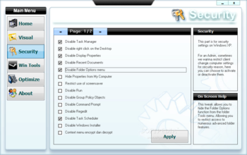 Najwa A4 Windows Manager screenshot 3
