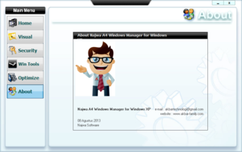 Najwa A4 Windows Manager screenshot 7