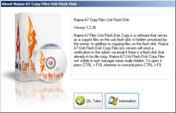 Najwa A7 Copying Files Usb Flash Disk screenshot 2