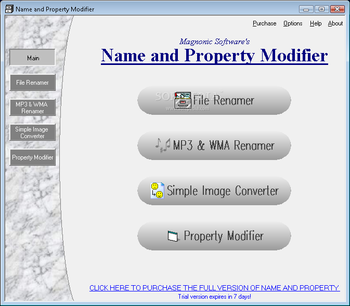 Name and Property Modifier screenshot
