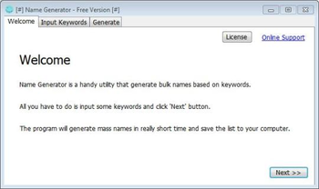 Name Generator screenshot