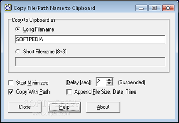 Name to Clipboard screenshot 2