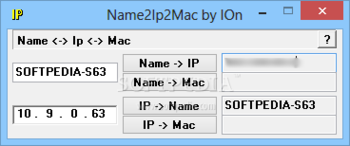Name2Ip2Mac screenshot