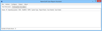 NamicSoft Scan Report Assistant screenshot