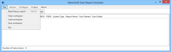 NamicSoft Scan Report Assistant screenshot 2