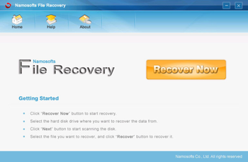 Namosofts File Recovery screenshot