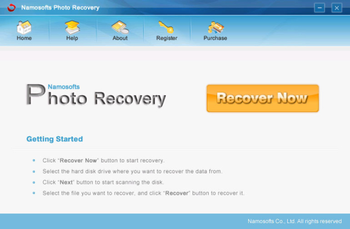 Namosofts Photo Recovery screenshot