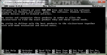 Nano screenshot