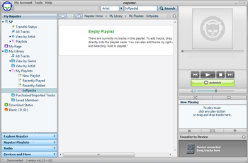 Napster screenshot