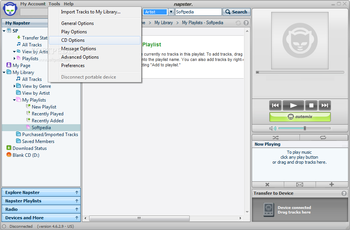 Napster screenshot 3