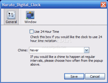 Naruto Digital Clock screenshot 2