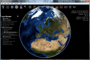 NASA World Wind screenshot