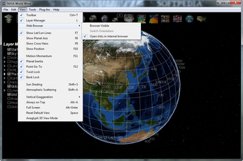 NASA World Wind screenshot 5