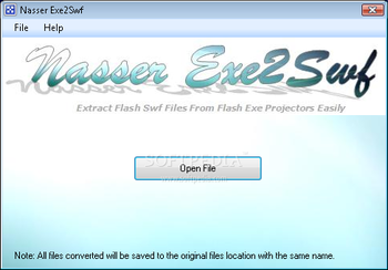 Nasser Exe2Swf screenshot