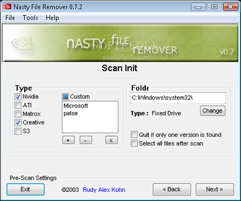 Nasty File Remover screenshot 2