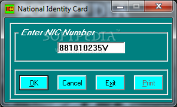 National Identity Card screenshot