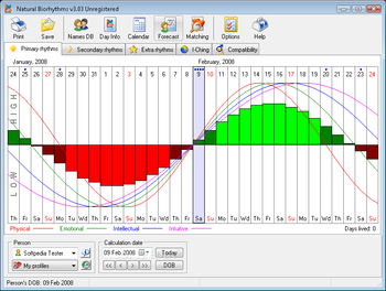 Natural Biorhythms screenshot