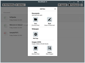 NaturalReader screenshot 2