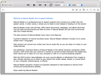 NaturalReader screenshot 4