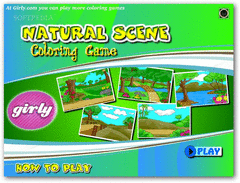 Nature Scenery Coloring screenshot