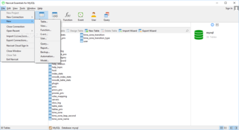 Navicat Essentials for MySQL screenshot 2