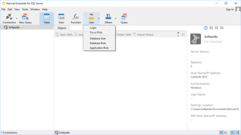 Navicat Essentials for SQL Server screenshot