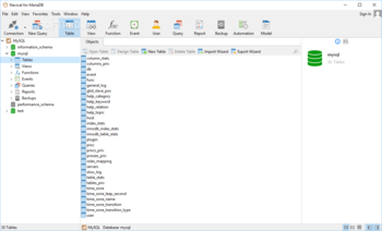 Navicat for MariaDB screenshot