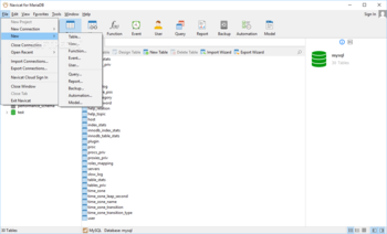 Navicat for MariaDB screenshot 2