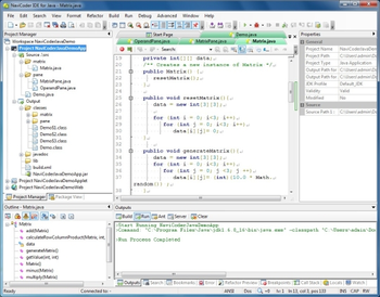 NaviCoder IDE for Java screenshot