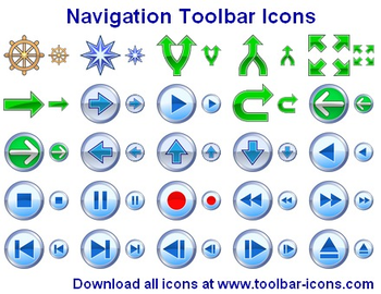 Navigation Toolbar Icons screenshot