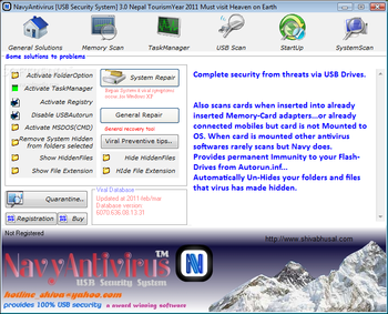 NavyAntivirus screenshot 2