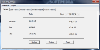 NBMonitor Network Bandwidth Monitor screenshot 3