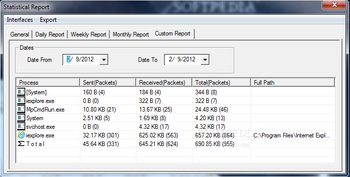 NBMonitor Network Bandwidth Monitor screenshot 5