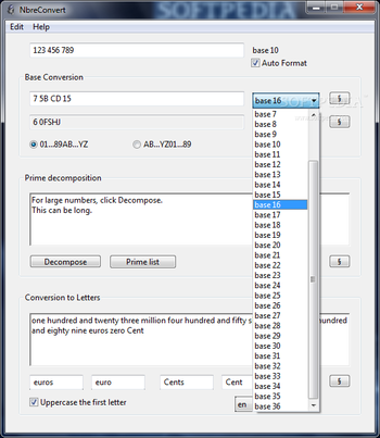 NbreConvert screenshot