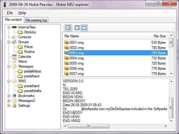 NbuExplorer screenshot 4