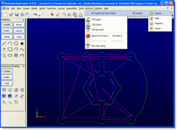 NC Import for KeyCreator screenshot